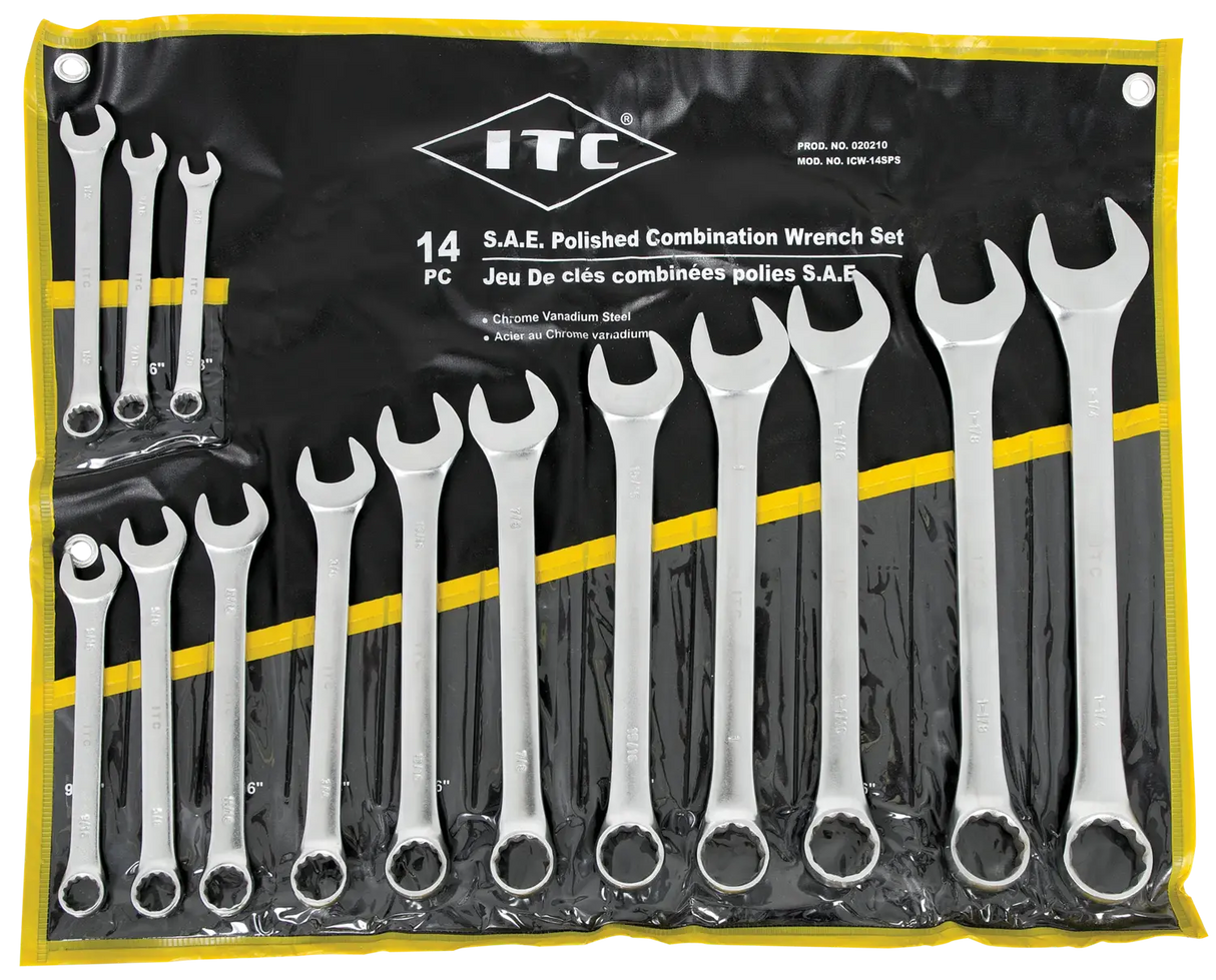 JEU DE CLÉS COMBINÉES POLIES S.A.E. 020210 ITC