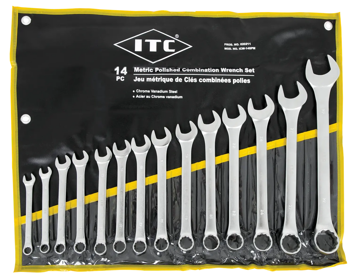 JEU DE 14 CLÉ METRIQUE ITC 020211