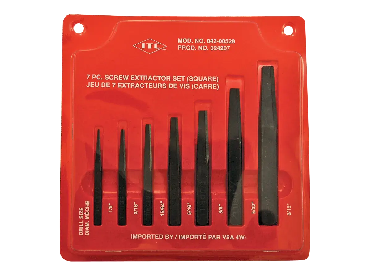 KIT D'EXTRACTEUR 7PC ITC