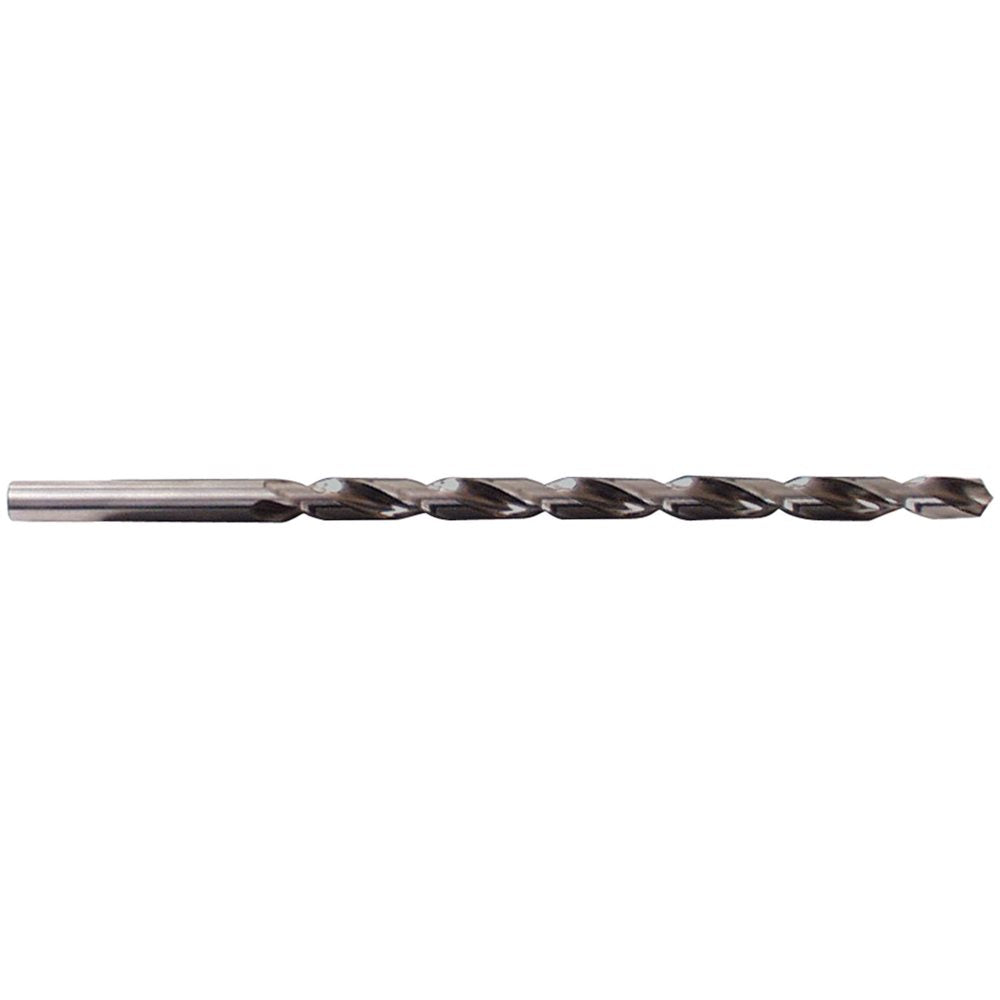 17/64 diameter high-speed steel drill bit, extra-long 18-inch design for deep metal drilling applications