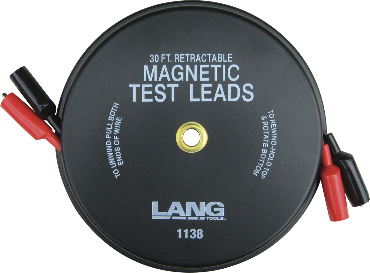 CORDONS DE TEST MAGNÉTIQUES RÉTRACTABLES • 2 FILS X 30 PI