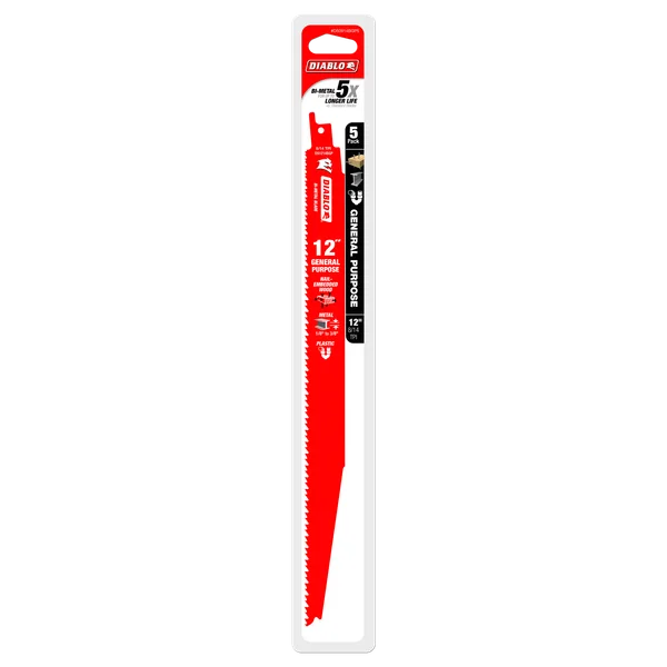 LAMES ALTERNATIVE 12'' 8/14 TPI (5 PACK) DS1214BGP5C