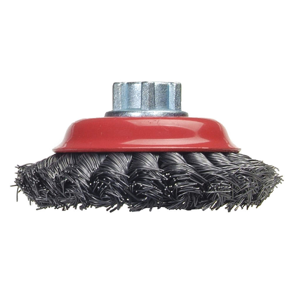 BROSSE ACIER CONIQUE 5" 5/8-11 NORTON (66252835585)