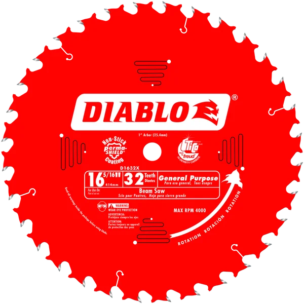 LAME DE SCIE DIABLO 16'' 32 D (D1632X)