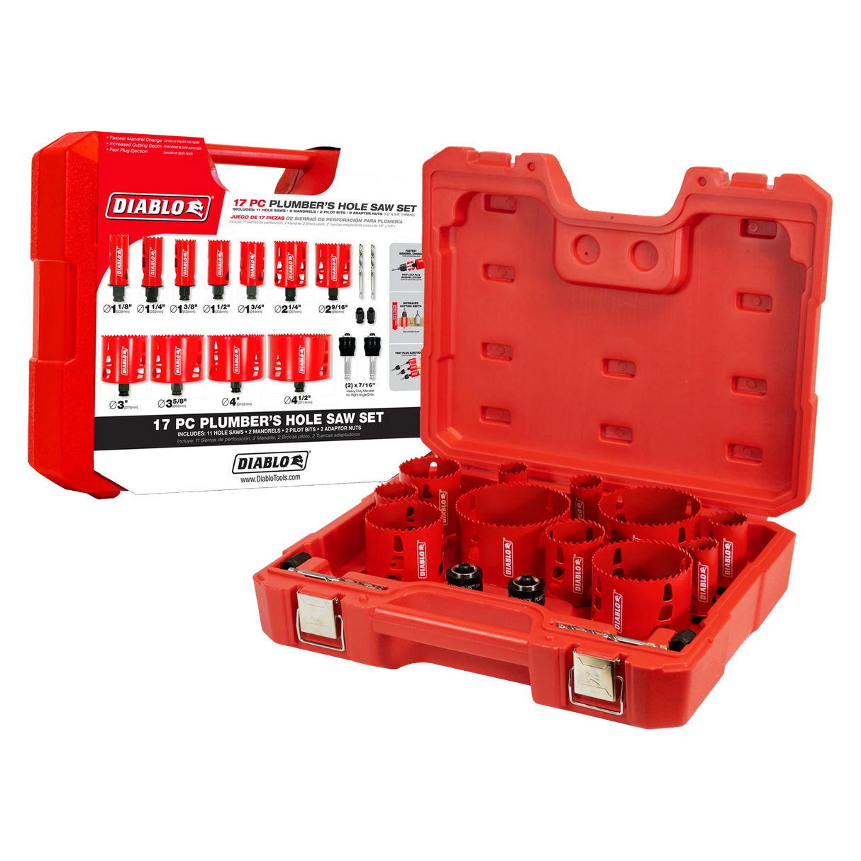 17-Piece Bi-Metal Hole Saw Set