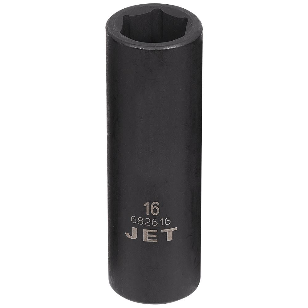IMPACT SOCKET 1/2 DR LONG 16MM JET 682616