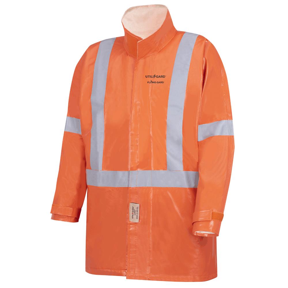 MEDIUM ORANGE FLAME RETARDANT RAINCOAT