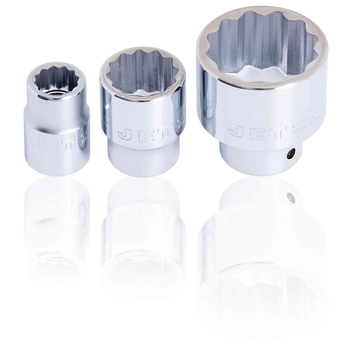 3/4" SOCKET SET 21PCS CHROME MET