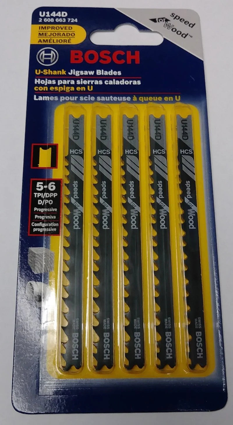 JIGSAW BLADE NO U144D (PKG 5)