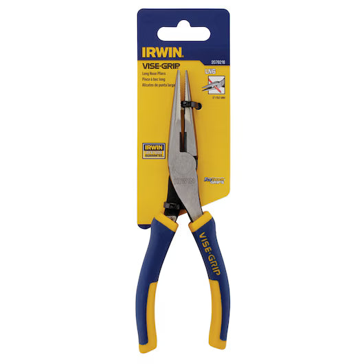 LONG NOSE PLIERS 6" VISURE GRIP
