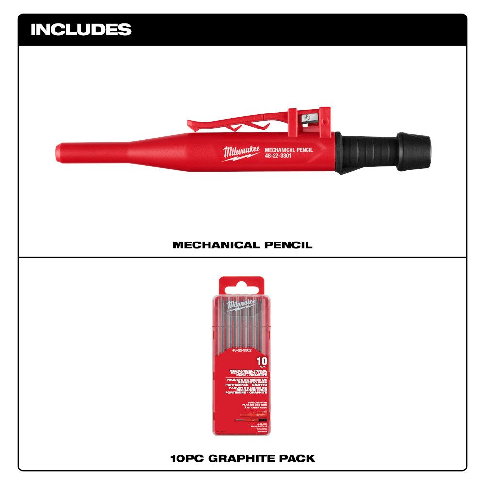 MILWAUKEE 48-22-3301 CRAYON A MINE & 10 MINES