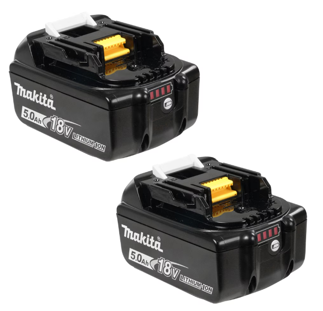 ENSEMBLE DE 2 BATTERIES 5AH MAKITA