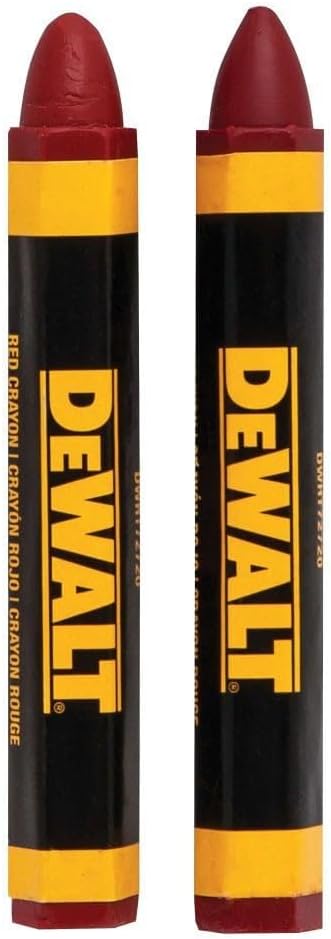 CRAYONS DE MARQUAGE ROUGE (2) DEWALT DWHT72720