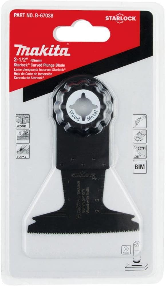 LAME PLONGEANTE BOIS & METAL 2-1/2'' B-67038 Starlock®