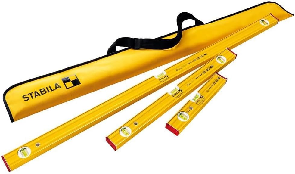 SET OF 3 STABILA LEVELS 48'', 24'' AND 12"