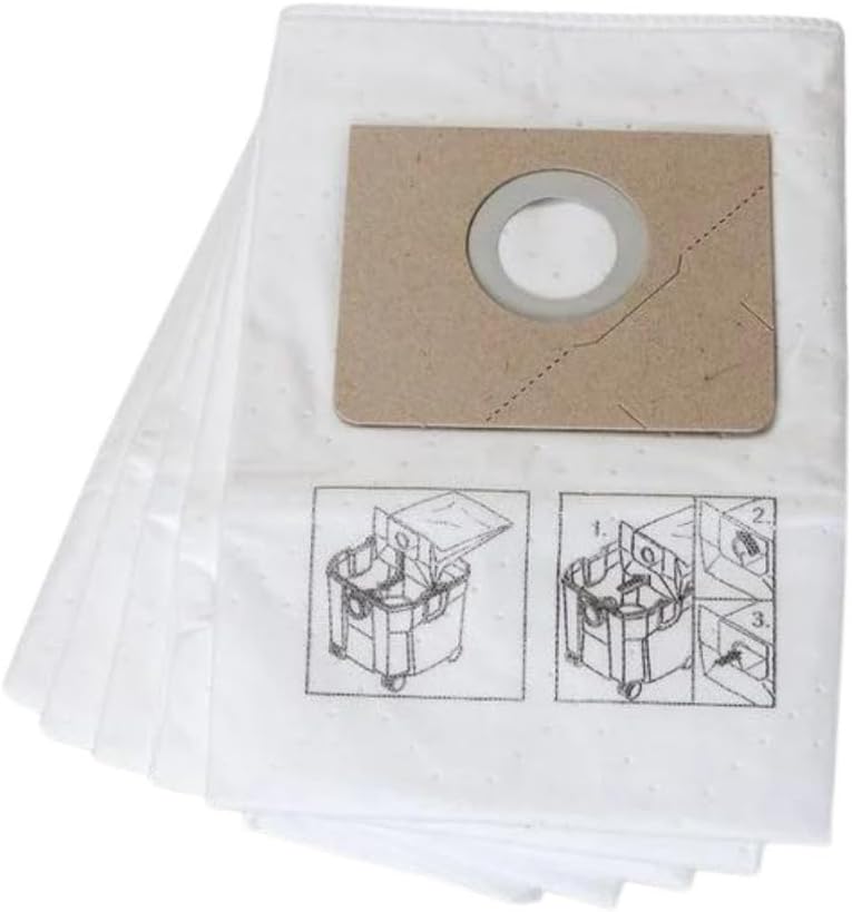 SACS FILTRANTS POUR ASPIRATEUR FEIN 31345251010 (LOT DE 5)
