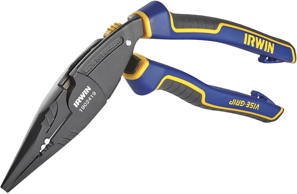 ERGOMULTI LONG NOSE PLIERS 8"