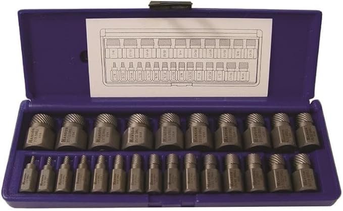 ENSEMBLE EXTRACTEURS 25 PIECES IRWIN 1/8-7/8 53227