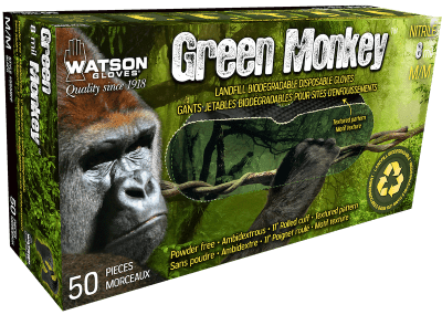 GANTS GREEN MONKEY 8MIL T-GRAND WATSON 5558PF-XL