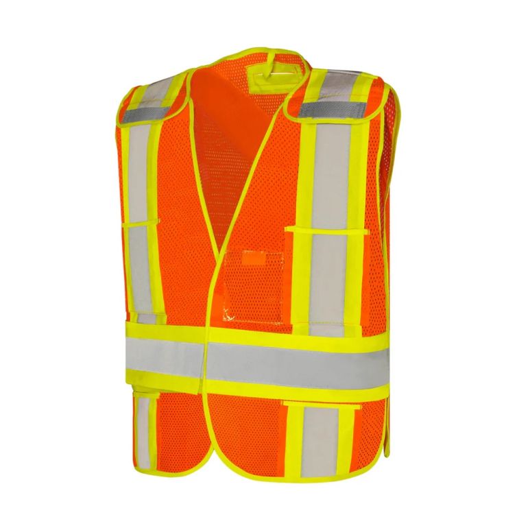 VESTE DE SÉCURITÉ ORANGE TAILLE UNIQUE TV1OU