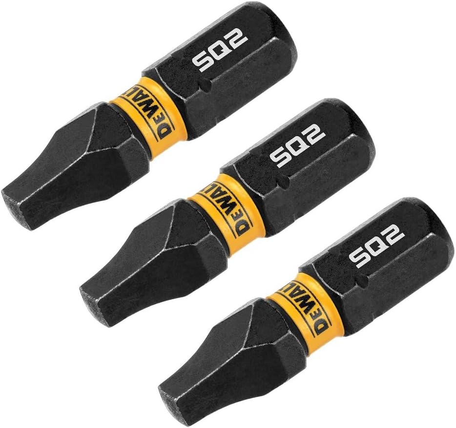 EMBOUTS CARRÉS NO 2 1" (PAQUET DE 3) DEWALT DWAF1SQ2IR3