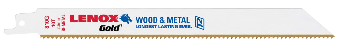 RECIPROCATING SAW BLADES 8'' 10 TPI 25 PCS