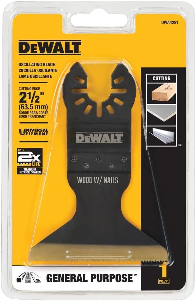 LAME OSCILLANT 2-1/2 BOIS ET CLOUS TIN