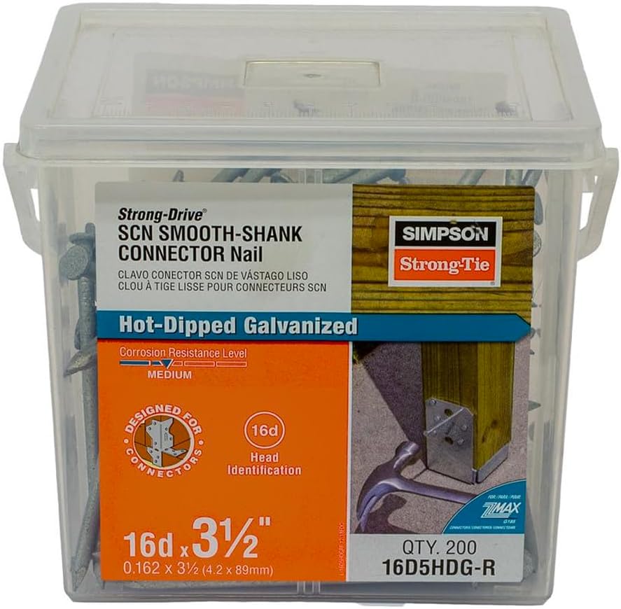 SMOOTH SHANK NAIL FOR SCN CONNECTORS 200PCS