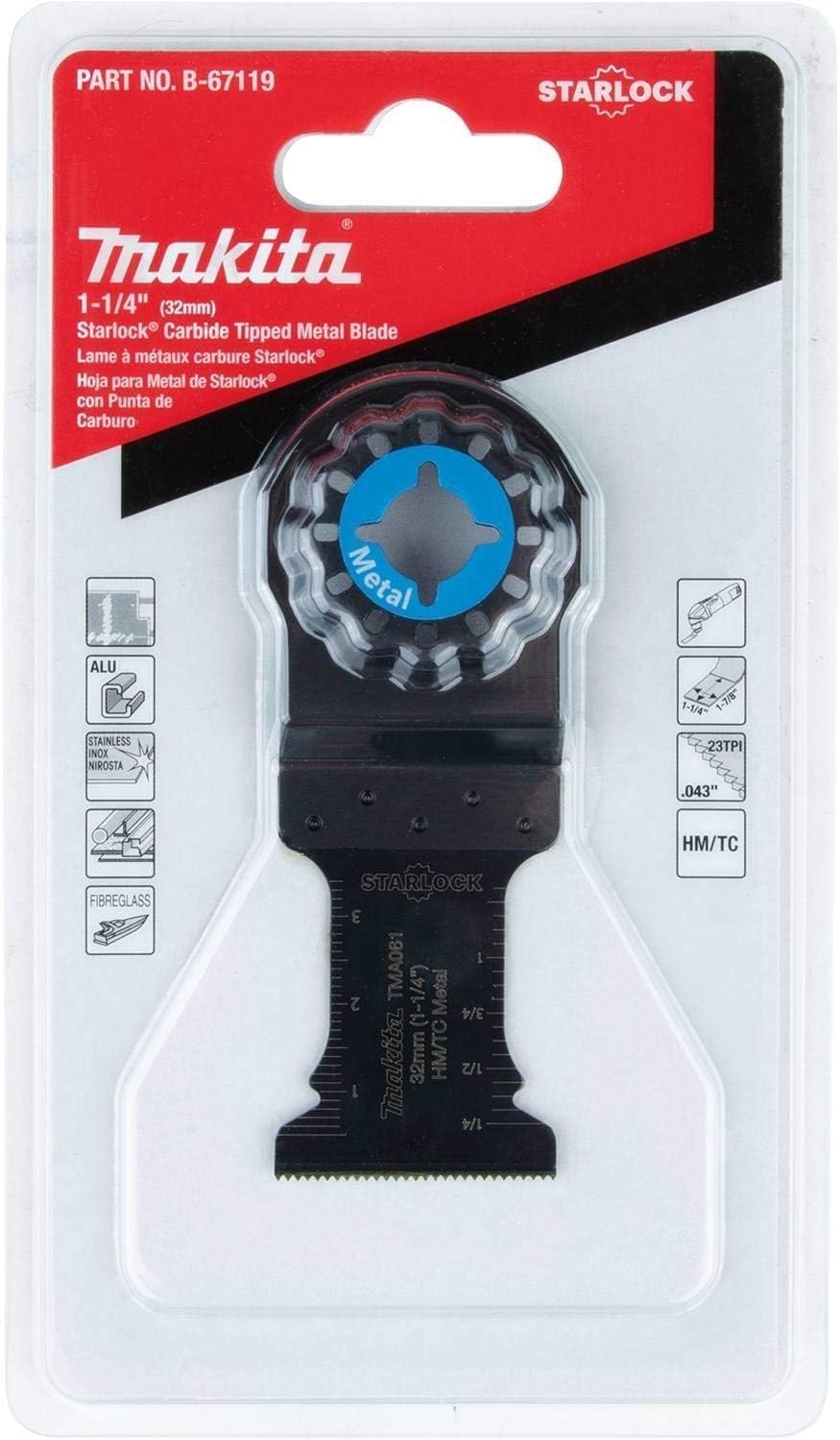 LAME DE SCIE PLONGEANTE POUR MÉTAL 1-1/4''