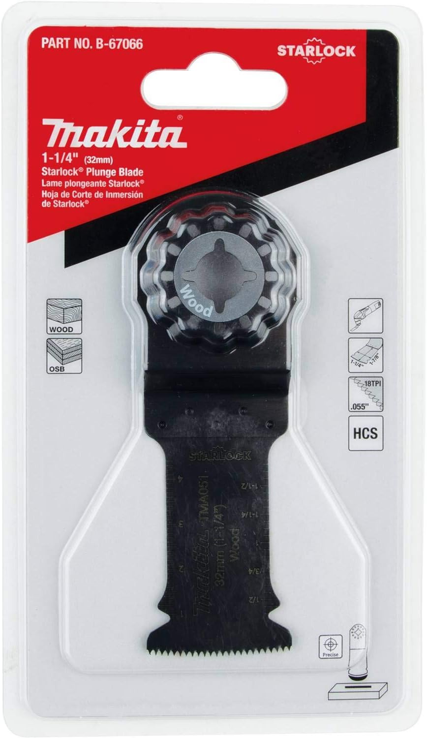 LAME DE SCIE PLONGEANTE POUR BOIS 1-1/4'' Starlock® MAKITA B-67066