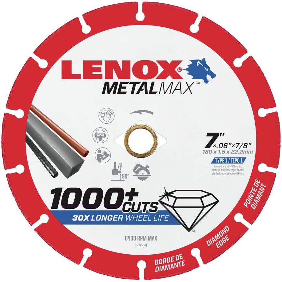 LAME LENOX METAL MAX 7" X .060" X 7/8" 1972924