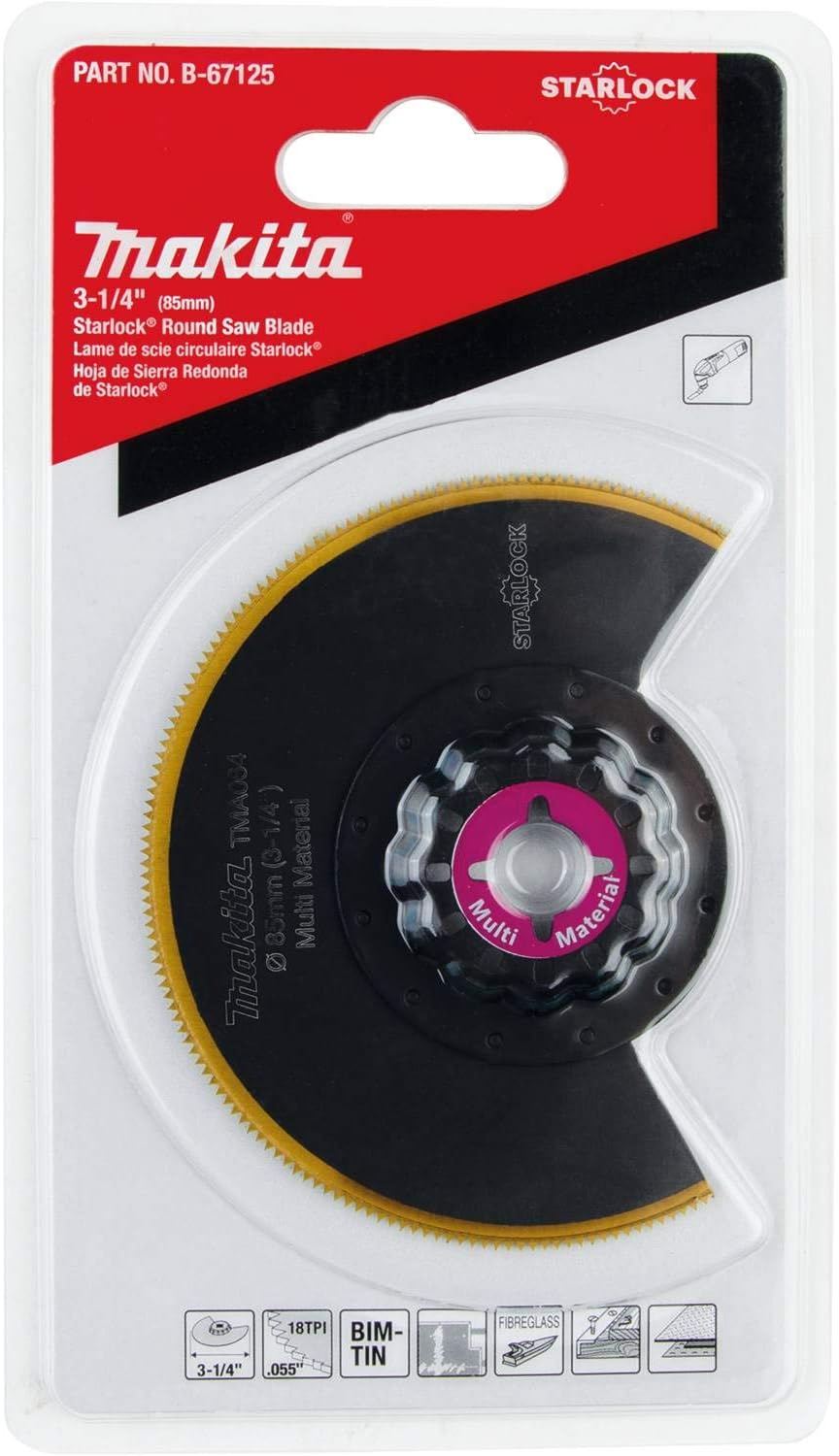 LAME DE SCIE OSCILLANTE DEMI ROND 3-1/4'' MAKITA B-67125