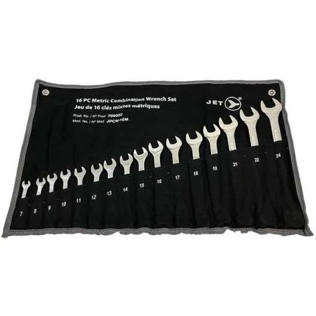 JEU DE CLÉS COMBINÉS 16PCS MET. JET 700002
