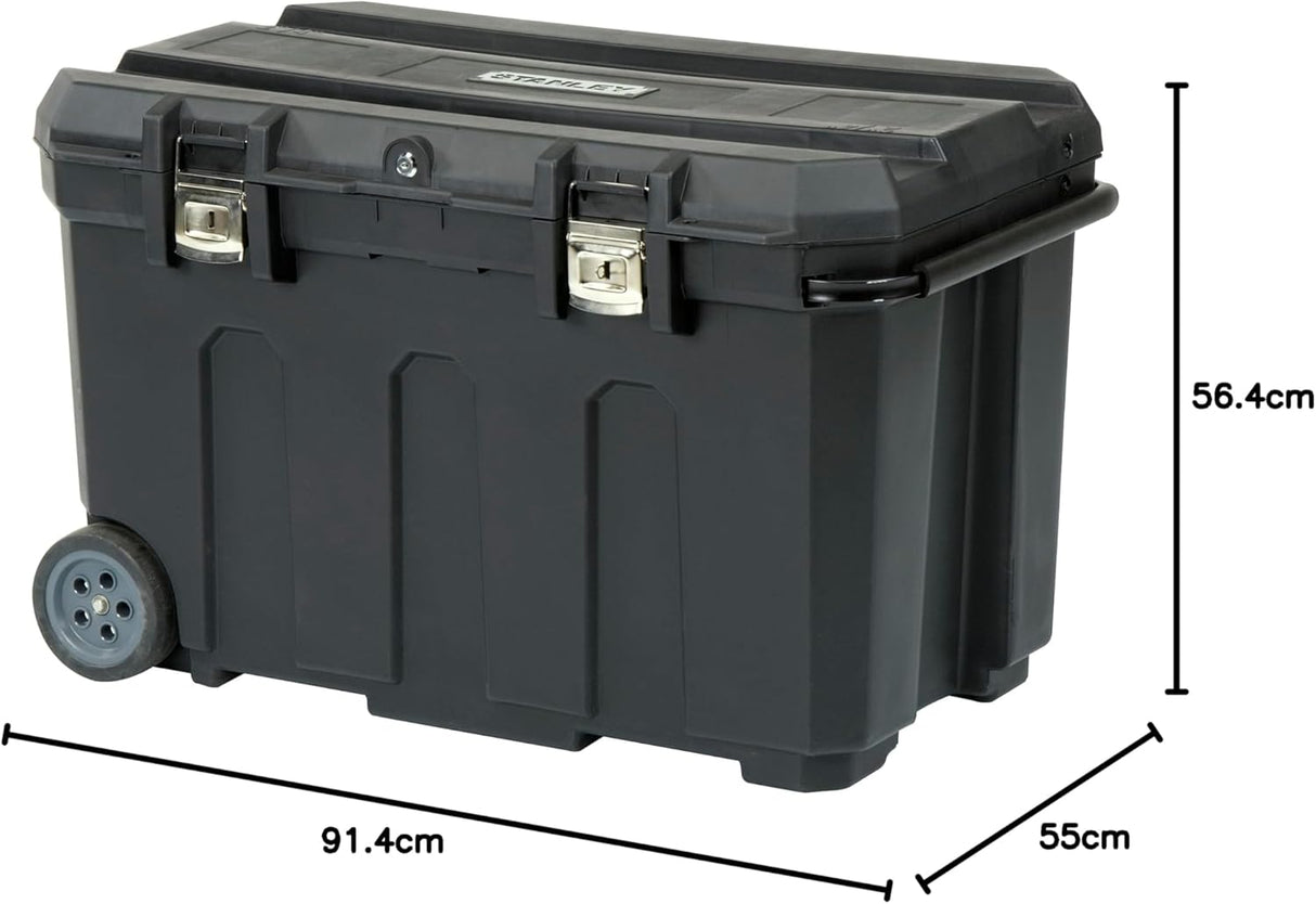 COFFRE AVEC ROUES 50GAL/189L. STANLEY 037025H