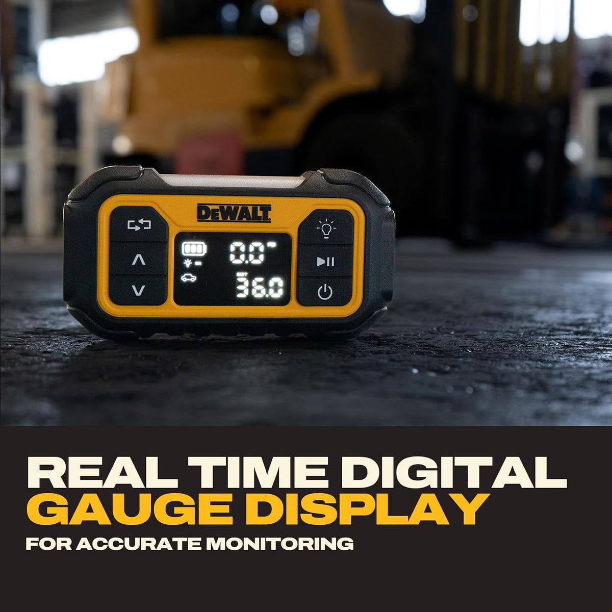 MINI GONFLEUR A PNEU ET BATTERIE EXTERNE DEWALT DXIF1201