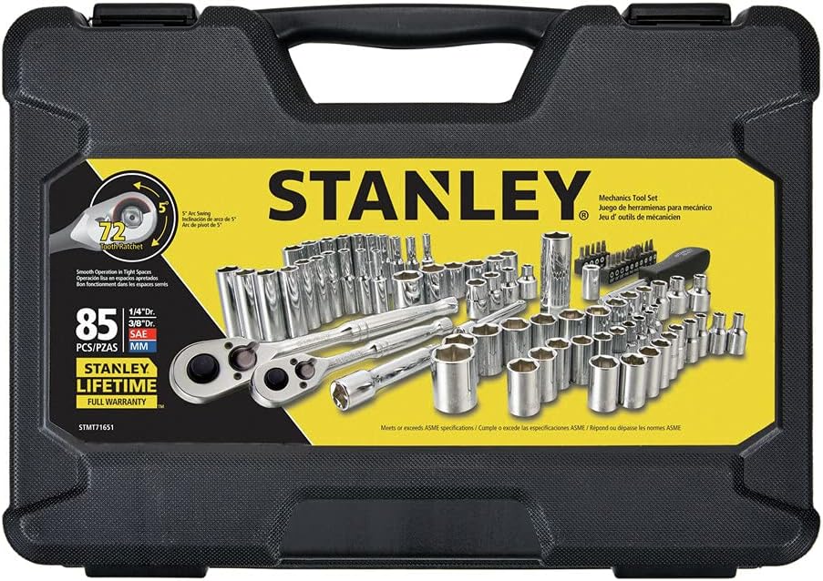 JEU DE DOUILLES STANLEY 85 PIÈCES STMT71651