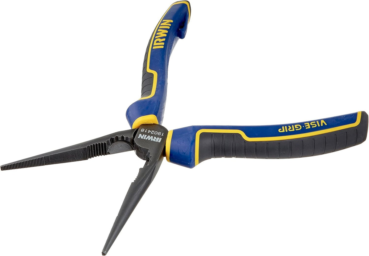 LONG NOSE PLIERS 8" HEAVY DUTY