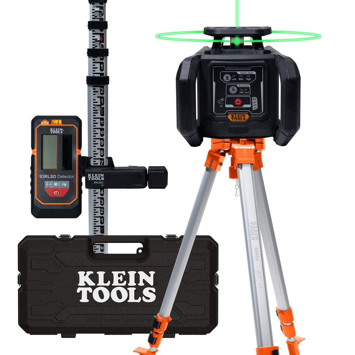 ENSEMBLE DE LASER ROTATIF VERT KLEIN 93RLS
