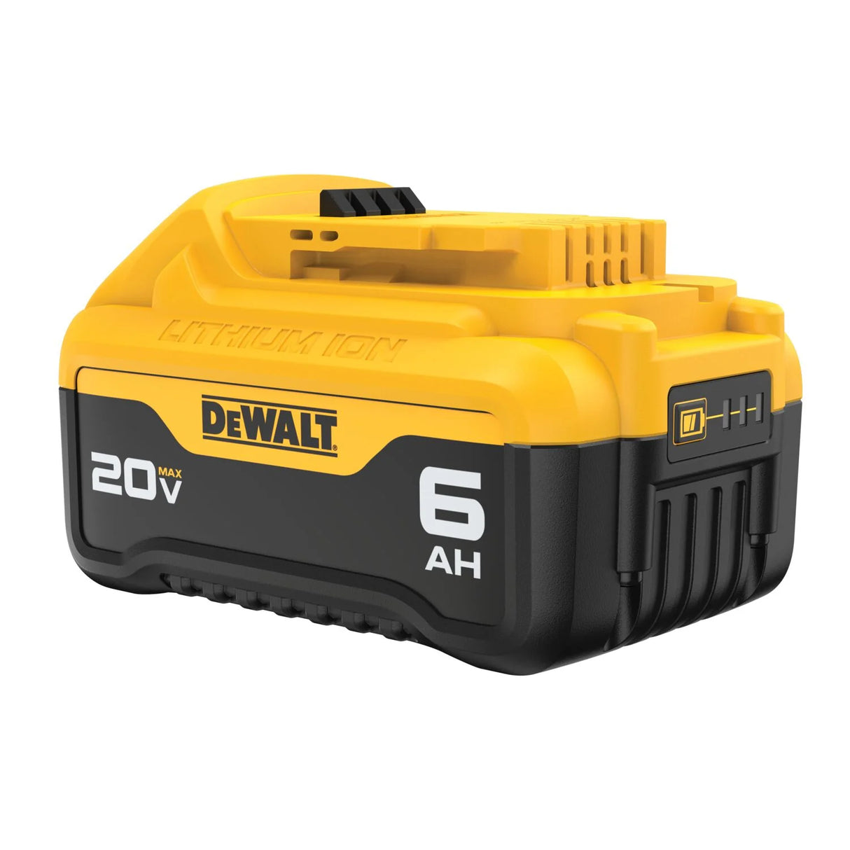 Set of 2 20V 6Ah Lithium-Ion DeWalt Batteries