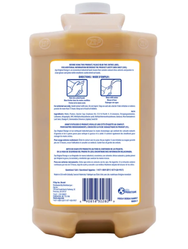 ZEP 302824 NETTOYANT A MAIN ORIGINAL ORANGE