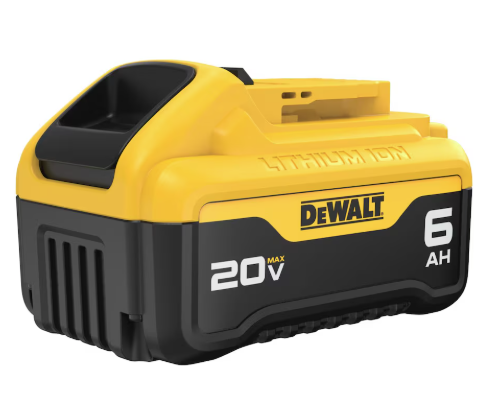 BATTERIE DEWALT 20V. 6 AMP