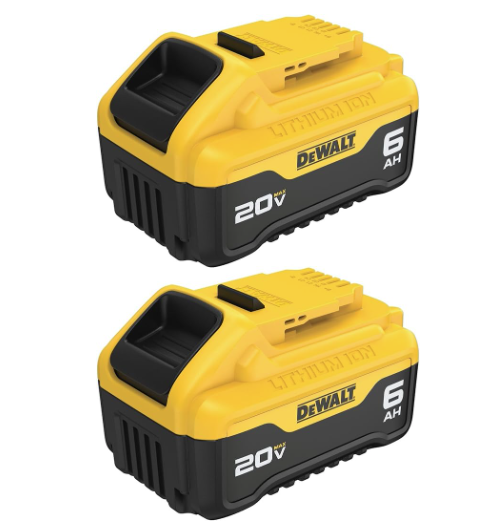 ENSEMBLE DE 2 BATTERIES 6AH 20V