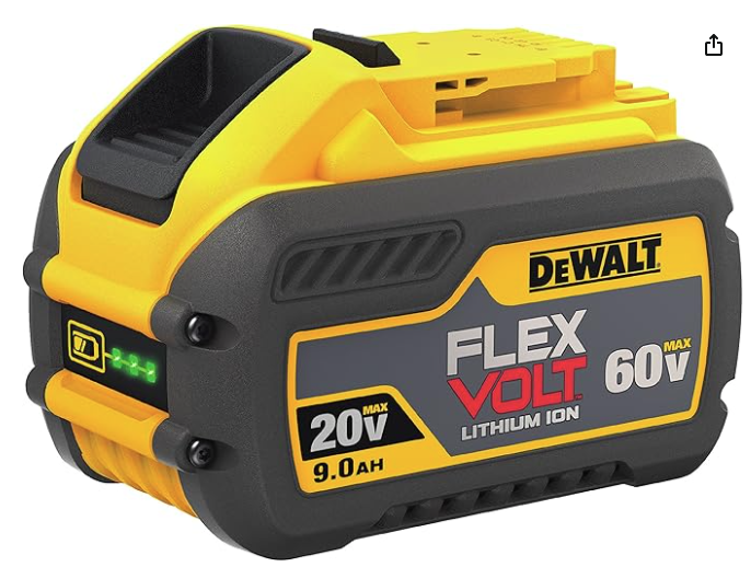 60V BATTERY. 9AH FLEXVOLT