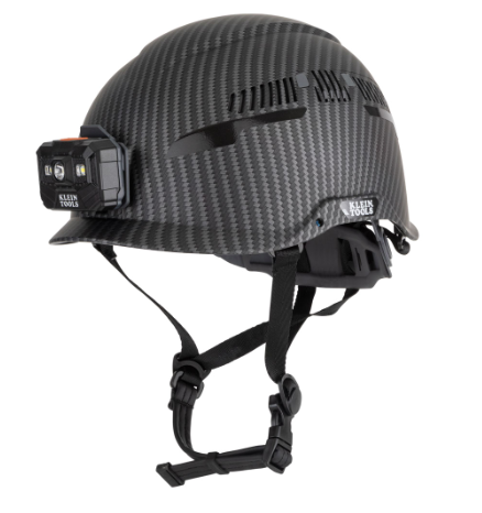 Casque de sécurité ventilé de classe C avec lampe 60517