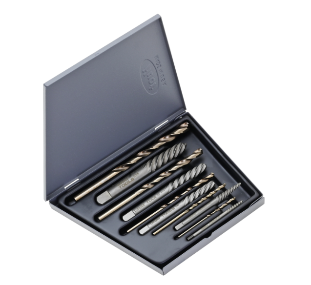 GRAY SE1410 ENSEMBLE COMBINÉ DE FORETS ET EXTRACTEURS DE VIS 10 PIÈCES