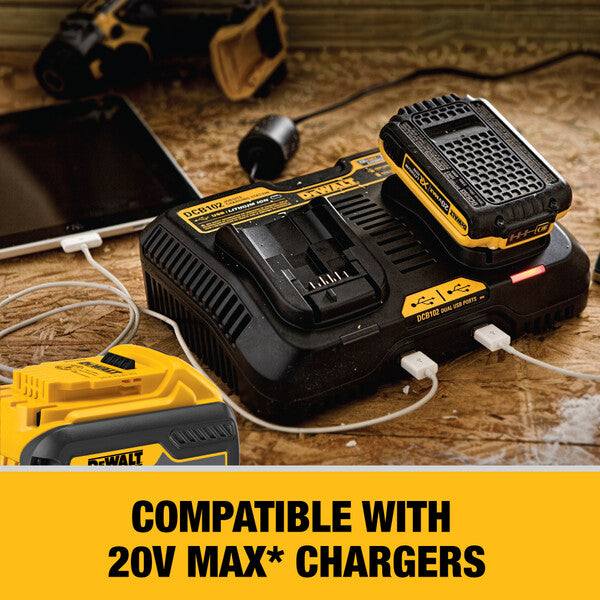 Paquet de 4 batteries DeWalt Flexvolt 9 ah 20V/60V Max - DCB609