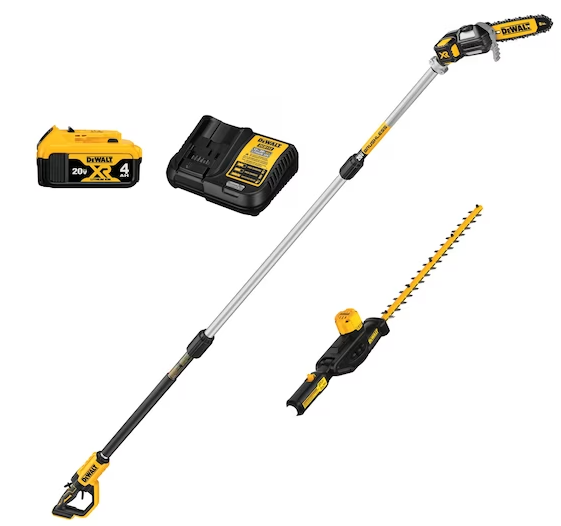 COMBO DEWALT TRIMMER/POLE SAW