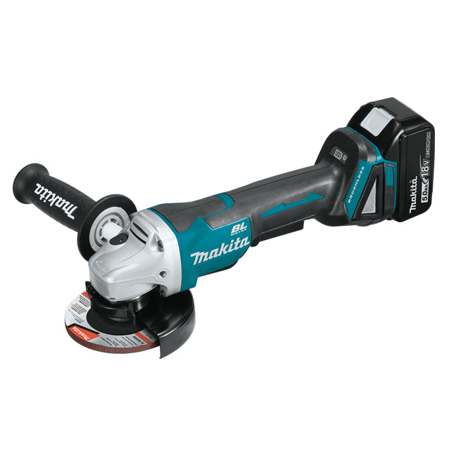 ENSEMBLE DE MEULEUSE 5'' MAKITA DGA508RTX2 (INTERRUPTEUR A PALETTE) (5AH)