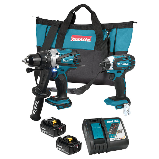 MAKITA DLX2145MX JEU DE 2 OUTILS 18V LXT, 4,0Ah