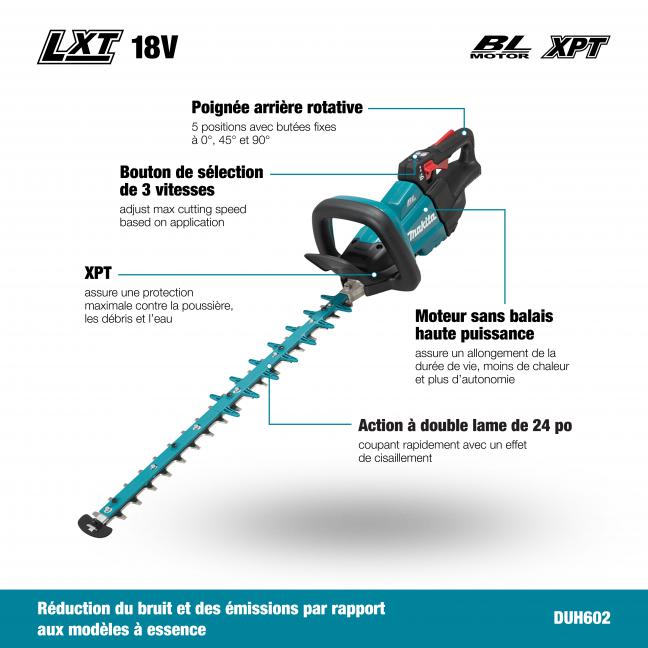 24" HEDGE TRIMMER (2 5AH BATTERIES + SINGLE CHARGER)